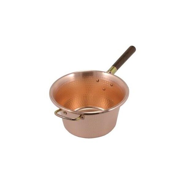 Paiolo 1 Manico 22 cm Rame Stagnato 1035 L.A.R. - L.A.R.