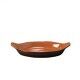 Teglia Ovale 40 cm Terracotta Vulcania - Vulcania