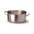 Casseruola Bassa 2 Manici 24 cm Acciaio Inox Induzione - 3 mm COIX3106E Agnelli