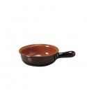 Casseruola 1 Manico 24 cm Terracotta Vulcania