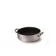 Casseruola Bassa 2 Manici 24 cm Alluminio Antiaderente - 3 mm ALSA106S Agnelli - Agnelli