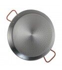 Paella Pan 2 Handles 50 cm Brushed Iron G100 Garcima