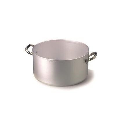 High Casserole 2 Handles 32 cm Aluminum - 5 mm - Radiant ALMR1104 Agnelli