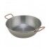 Bottom Pan 2 Handles 32 cm Brushed Iron G103 Garcima