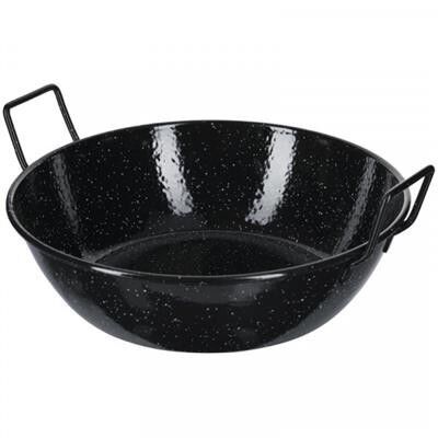 Tegame Alto 2 Manici 14 cm Ferro Smaltato G203 Garcima