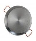 Paella Pan 2 Handles 24 cm Brushed Iron G100 Garcima