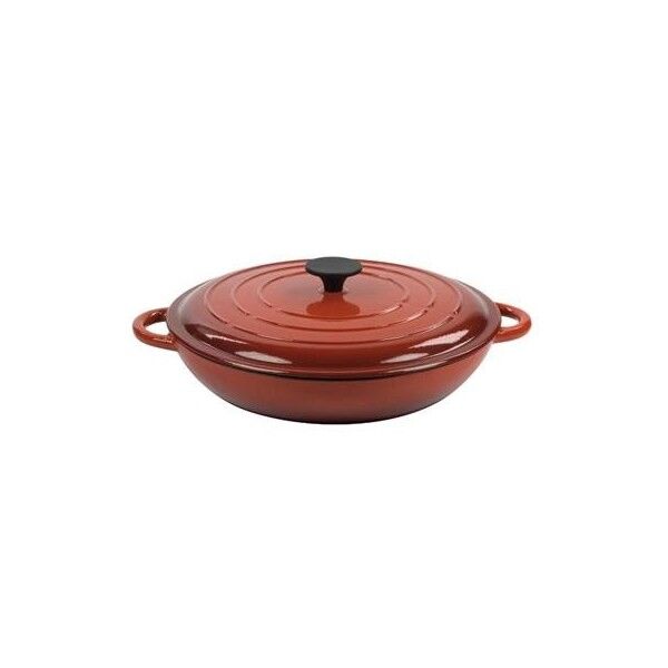 Tegame 2 Manici 31 cm Normandie Rosso 404.031 Ilsa - Ilsa