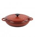Tegame 2 Manici 31 cm Normandie Rosso 404.031 Ilsa