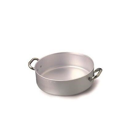 Low Casserole 2 Handles 50 cm Aluminum - 5 mm - Radiant ALMR1106 Agnelli