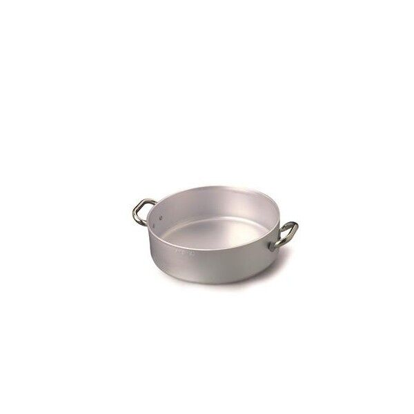 Casseruola Bassa 2 Manici 50 cm Alluminio - 5 mm - Radiante ALMR1106 Agnelli - Agnelli
