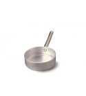 Casseruola Bassa 1 Manico 24 cm Alluminio - 5 mm - Radiante ALMR1107 Agnelli