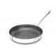 Low Frying Pan 1 Handle 20 cm Aluinox Induction 1907 - 3 mm ALUM111SH Agnelli - Agnelli
