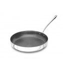 Low Frying Pan 1 Handle 20 cm Aluinox Induction 1907 - 3 mm ALUM111SH Agnelli