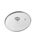 Glass Lid 28 cm Aluminum Induction 1907 - 3 mm ALCX129VE Agnelli
