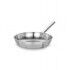 High Flared Frying Pan 1 Handle 24 cm Aluinox Trilaminate - 3 mm ALIX111BALIN Agnelli