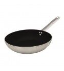 Padella Svasata Alta 1 Manico 32 cm Induction Chef - Shark Skin - 3 mm ALSA6111BG Agnelli