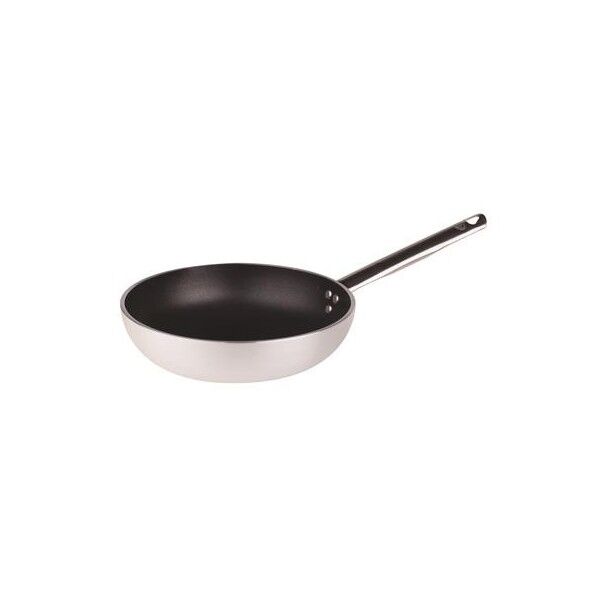 Padella Svasata Alta 1 Manico 32 cm Alluminio Antiaderente - 5 mm - Radiante ALSA2111BS Agnelli - Agnelli