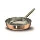 Frying Pan 1 Handle 36 cm Copper Smooth Tinned - 2 mm ALCU111 Agnelli - Agnelli