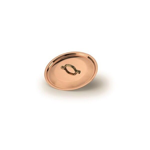 Coperchio 16 cm Rame Liscio Stagnato - 2 mm ALCU129 Agnelli - Agnelli