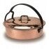 Casserole For Risotto With Lid 29 cm Hammered Copper - 2 mm COCU106RM Agnelli