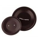 Coperchio 40 cm Al Black - 3 mm ALSA129SS Agnelli