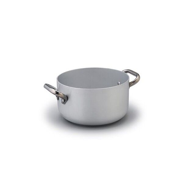 Casseruola Alta 2 Manici 24 cm Alluminio Induzione - 3 mm ALMA104PI Agnelli - Agnelli