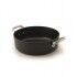 Low Casserole 2 Handles 40 cm Al Black - 3 mm ALSA106SS Agnelli