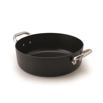 Casseruola Bassa 2 Manici 24 cm Al Black - 3 mm ALSA106SS Agnelli - Agnelli