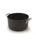 Casseruola Alta 2 Manici 20 cm Al Black - 3 mm ALSA104SS Agnelli
