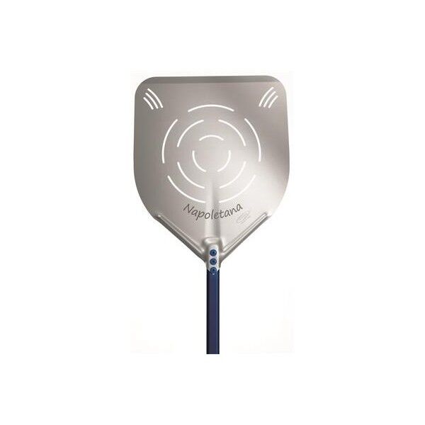 Pala Pizza Forata Rettangolare 33x33 cm Napoletana AN-32RF Gi.Metal - Gi.Metal
