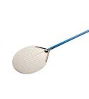 Pizza Round Perforated Shovel 33 cm Light Blue A-32F Gi.Metal