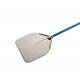 Pala Pizza Rettangolare Forata 41x41 cm Azzurra A-41RF Gi.Metal