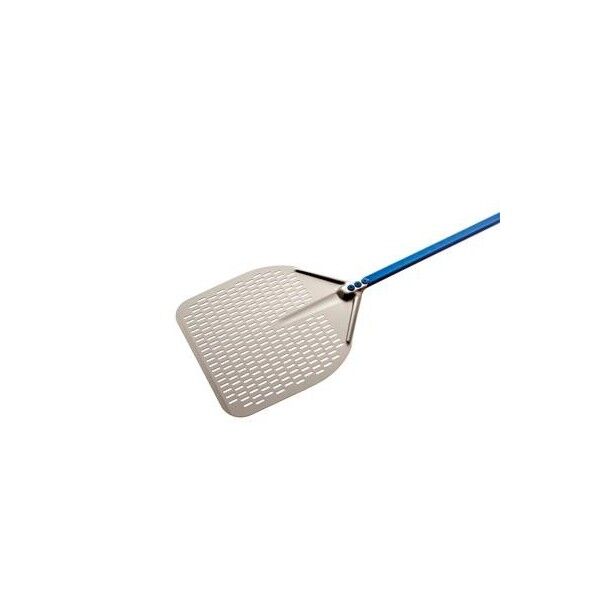 Pala Pizza Rettangolare Forata 50x50 cm Azzurra A-50RF Gi.Metal - Gi.Metal