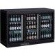 BC3PS87 triple horizontal refrigerated display case for beverages, ventilated refrigeration. - Forcar Refrigerated