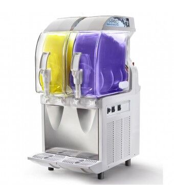 Granitore 2 vasche da 11 litri, controllo meccanico, raffreddato ad acqua, . IPRO2A - SPM DRINK SYSTEMS
