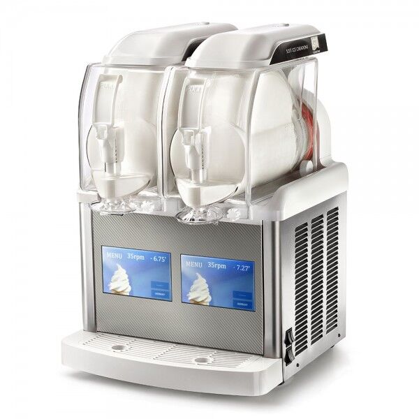 Machine for soft ice cream, frozen creams, sorbets, slushies. GT TOUCH2 - SPM DRINK SYSTEMS