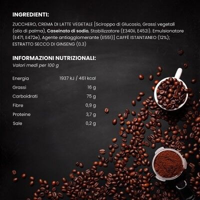3 Kg Caffè al Ginseng qualità SUPER. 100% vegetale senza Glutine e Lattosio. 3 buste da 1 Kg