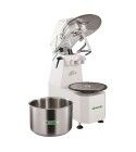 Impastatrice professionale a spirale da 12 kg con testa sollevabile e vasca estraibile. 12SR Monofase