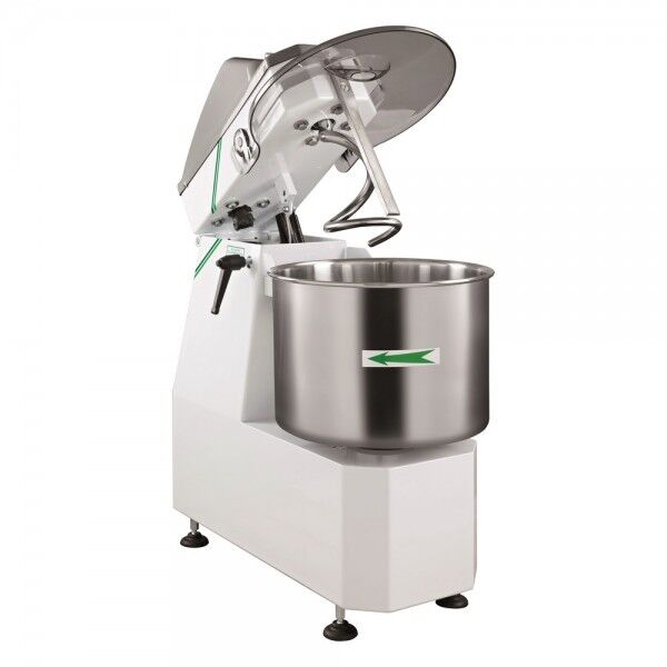 Impastatrice Trifase professionale a spirale da 38 kg con testa sollevabile e vasca fissa. 38SL - Fimar