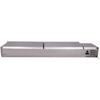 Vetrina refrigerata porta ingredienti Forcar VRX1200-380SS