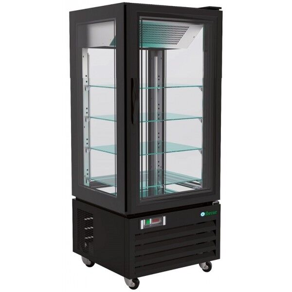 Vetrina espositore positvo con 4 lati a vetro. G-LSC65B - Forcar Refrigerati