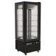 Vetrina espositore positivo con 4 lati a vetro. G-LSC65LB - Forcar Refrigerati