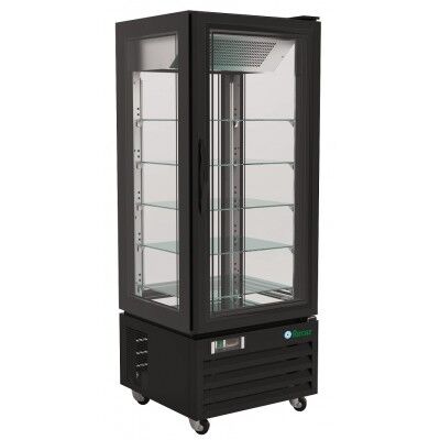Vetrina espositore positivo con 4 lati a vetro. G-LSC65LB