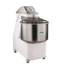 Impastatrice professionale a spirale da 12 kg con testa sollevabile e vasca estraibile. 12SR Monofase