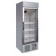 Static refrigeration cabinet with glass door and digital thermometer. Model: SNACK340TNG - Forcar Refrigerated