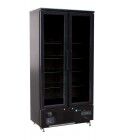 Armadio espositore refrigerato ventilato con porta a vetro. BC500BPS
