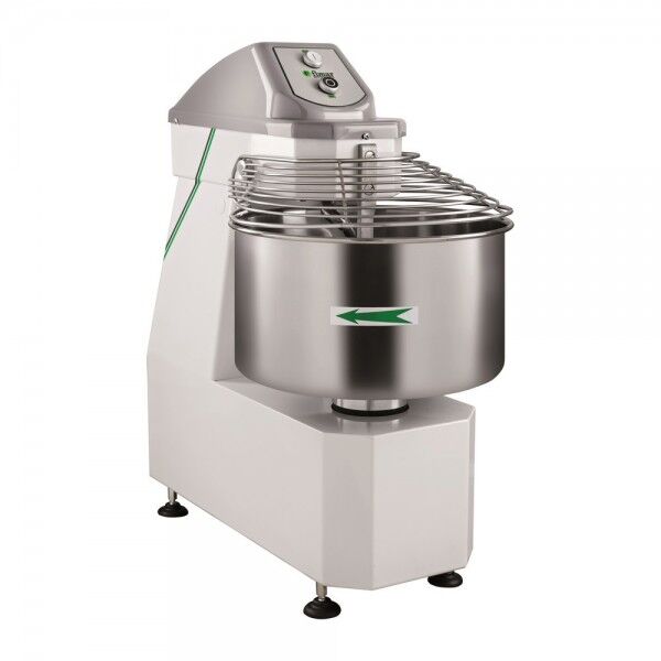 Impastatrice professionale a spirale da 12 kg con testa sollevabile e vasca estraibile. 12SR Monofase