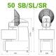 Impastatrice Trifase professionale a spirale da 50 kg con testa e vasca fisse. 50SB - Fimar