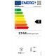 Armadio congelatore ventilato nero con luce a led. SNACK610BTG
