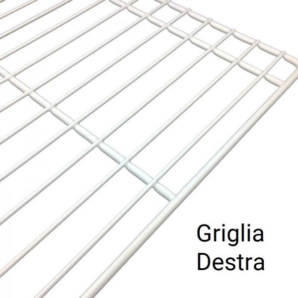 Griglia destra plastificata per armadio refrigerato. Grp638dx